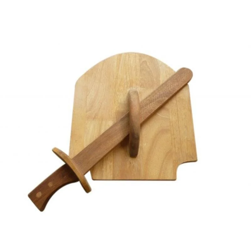 thoughtfully designed wooden toys              Wooden Sword and Shield