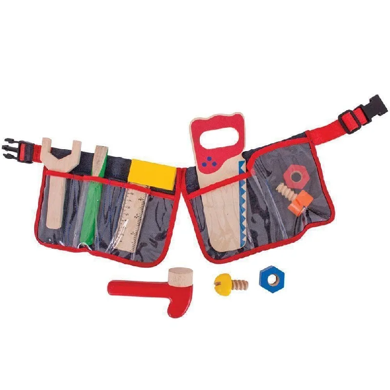 safe and non-toxic wooden toys that parents can trust                   Wooden Tool Belt