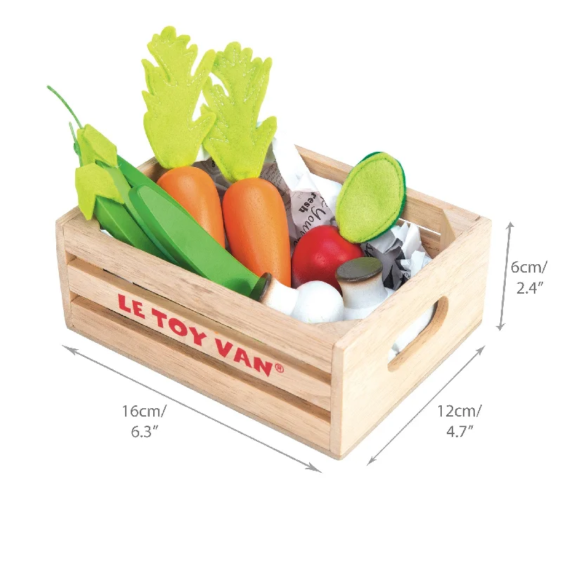 intricately designed wooden toys                 Le Toy Van Harvest Vegetables