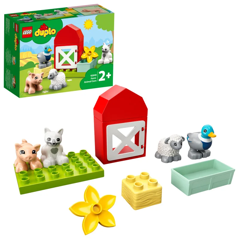 Iconic and recognizable LEGO charactersLEGO 10949 Duplo Farm Animal Care