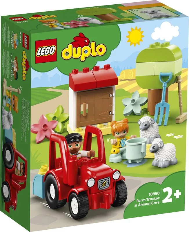 Age-appropriate LEGO toysLEGO 10950 Duplo Farm Tractor & Animal Care