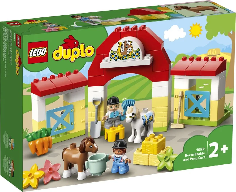 Offering interactive play LEGOLEGO 10951 Duplo Horse Stable And Pony Care