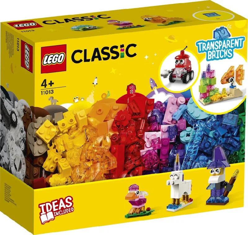 Encouraging resourcefulness LEGOLEGO 11013 Classic Creative Transparent Bricks