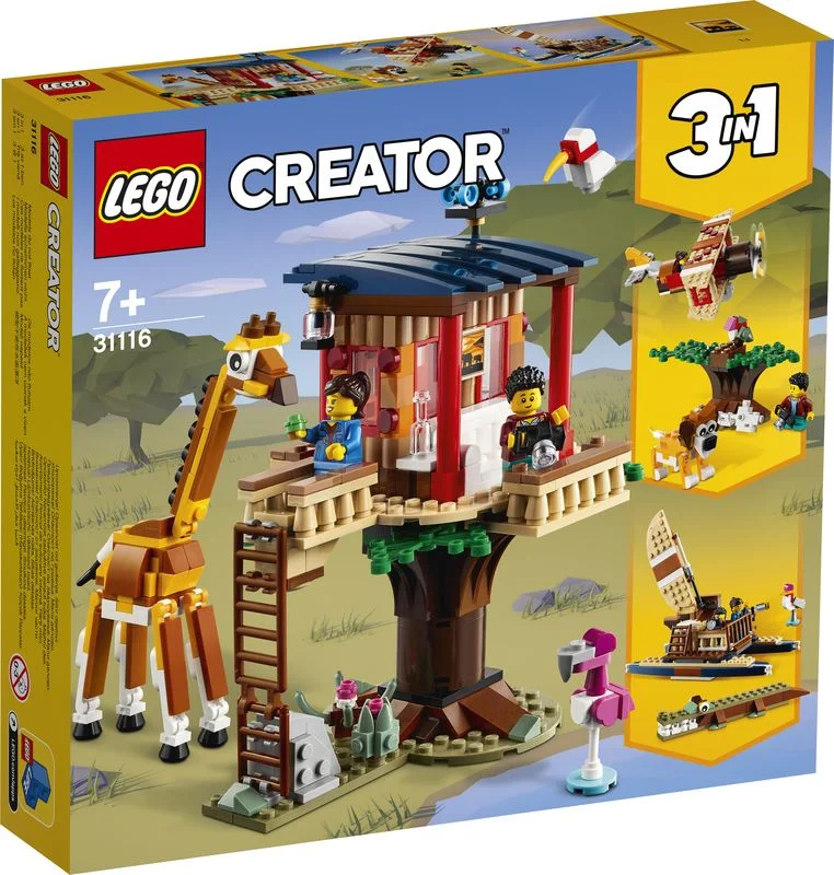 Facilitating collaborative play LEGOLEGO 31116 Creator Safari Wildlife Tree House