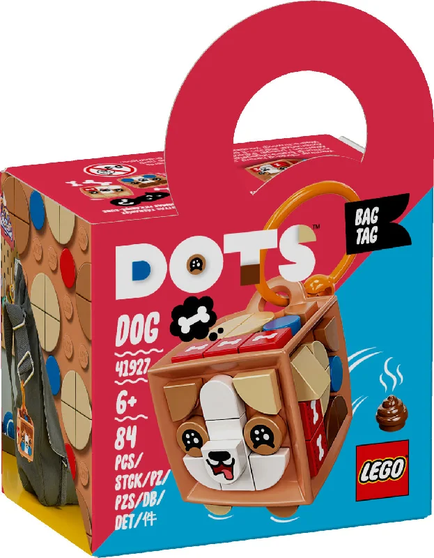 Enhancing problem-solving skills LEGOLEGO 41927 Dots Bag Tag Dog