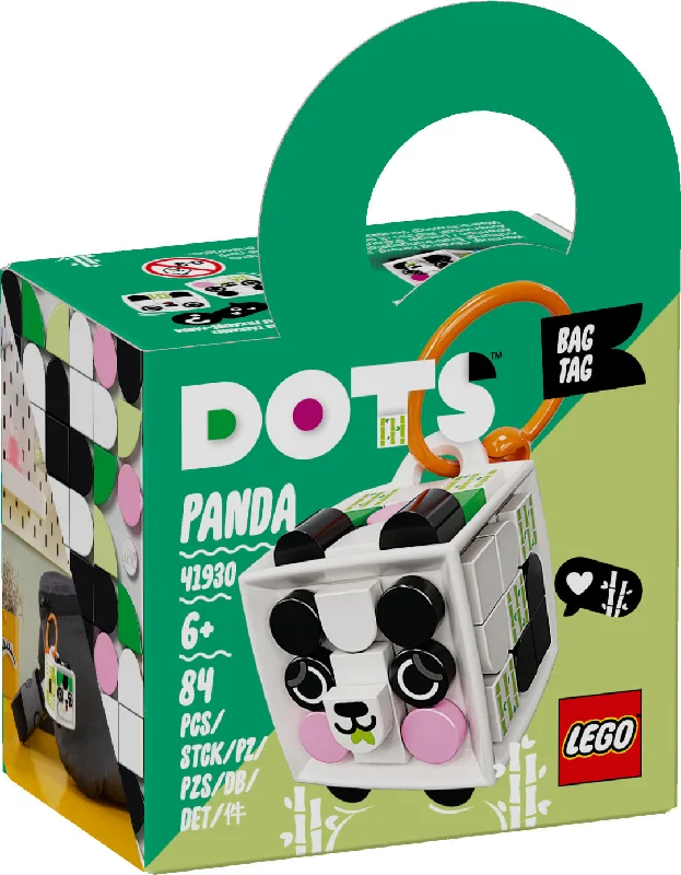 Captivating and enchanting LEGO worldsLEGO 41930 Dots Bag Tag Panda