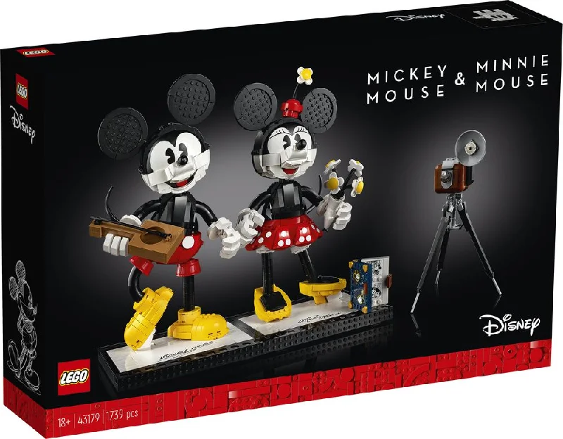 Seamlessly fitting LEGO connectionsLEGO 43179 Disney Mickey Mouse & Minnie Mouse Buildable Characters Seamlessly fitting LEGO connectionsLEGO 43179 Disney Mickey Mouse & Minnie Mouse Buildable Characters