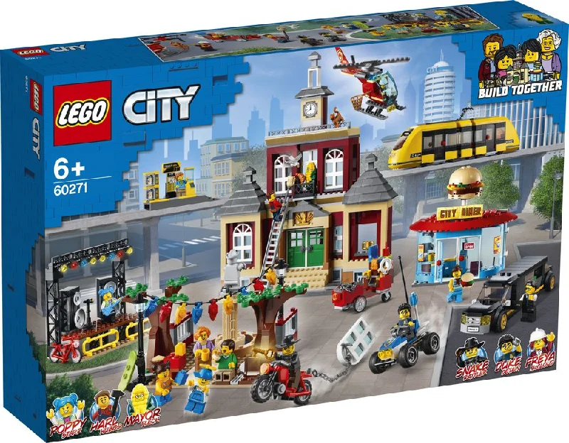 Adorable and charming LEGO charactersLEGO 60271 City Main Square