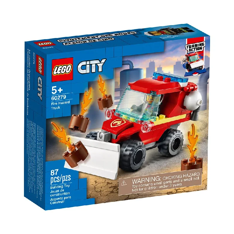 Iconic and recognizable LEGO charactersLEGO® City Fire Hazard Truck