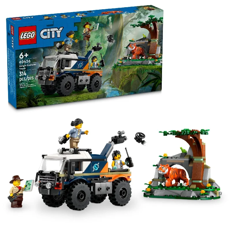 Offering a sense of accomplishment LEGOLEGO® City Jungle Explorer Off-Road Truck Toy 60426 Offering a sense of accomplishment LEGOLEGO® City Jungle Explorer Off-Road Truck Toy 60426