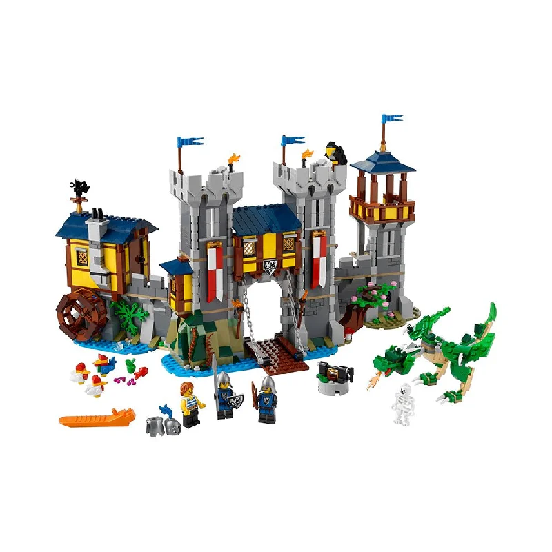 Encouraging hand-eye coordination LEGOLEGO Creator 3-in-1 Medieval Castle 31120 Building Kit Encouraging hand-eye coordination LEGOLEGO Creator 3-in-1 Medieval Castle 31120 Building Kit