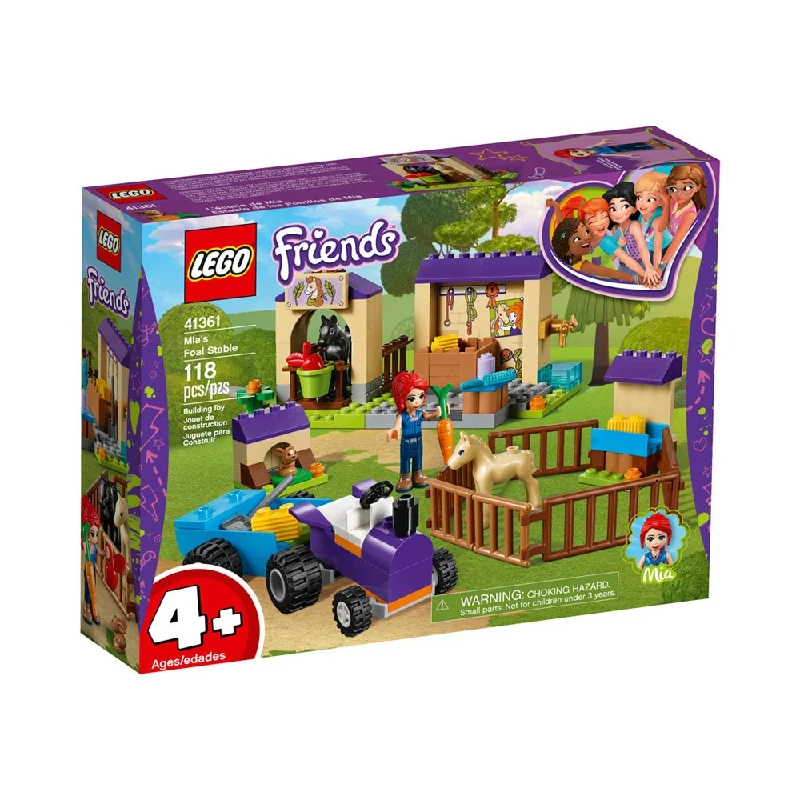 Time-honored LEGO traditionsLEGO® Friends™ Mia's Foal Stable