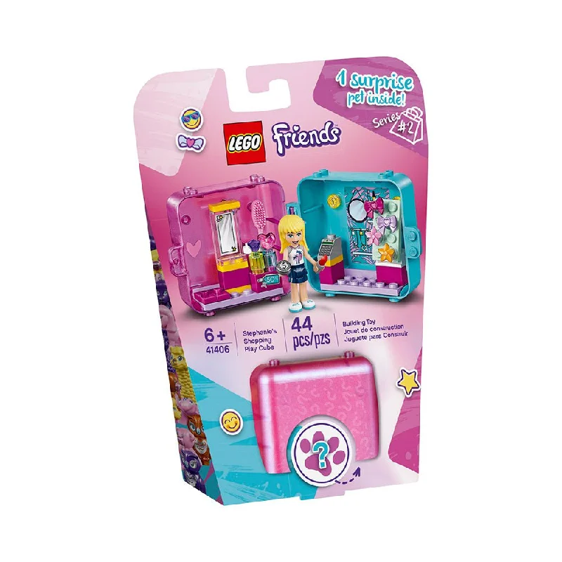 Encouraging imaginative storytelling LEGOLEGO® Friends™ Stephanie's Shopping Play Cube Encouraging imaginative storytelling LEGOLEGO® Friends™ Stephanie's Shopping Play Cube