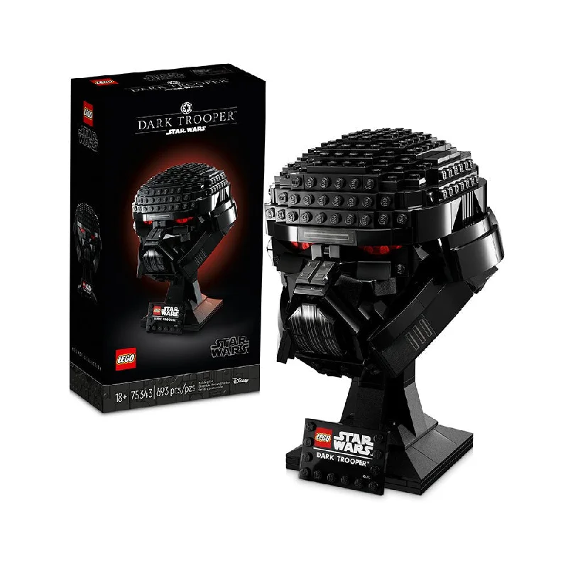 Imagination-sparking LEGO setsLEGO Star Wars Dark Trooper Helmet 75343 Building Kit (693 Pieces)