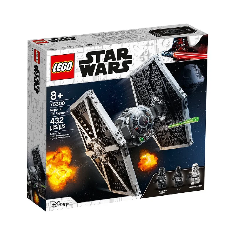 Finely detailed LEGO structuresLEGO Star Wars Imperial TIE Fighter