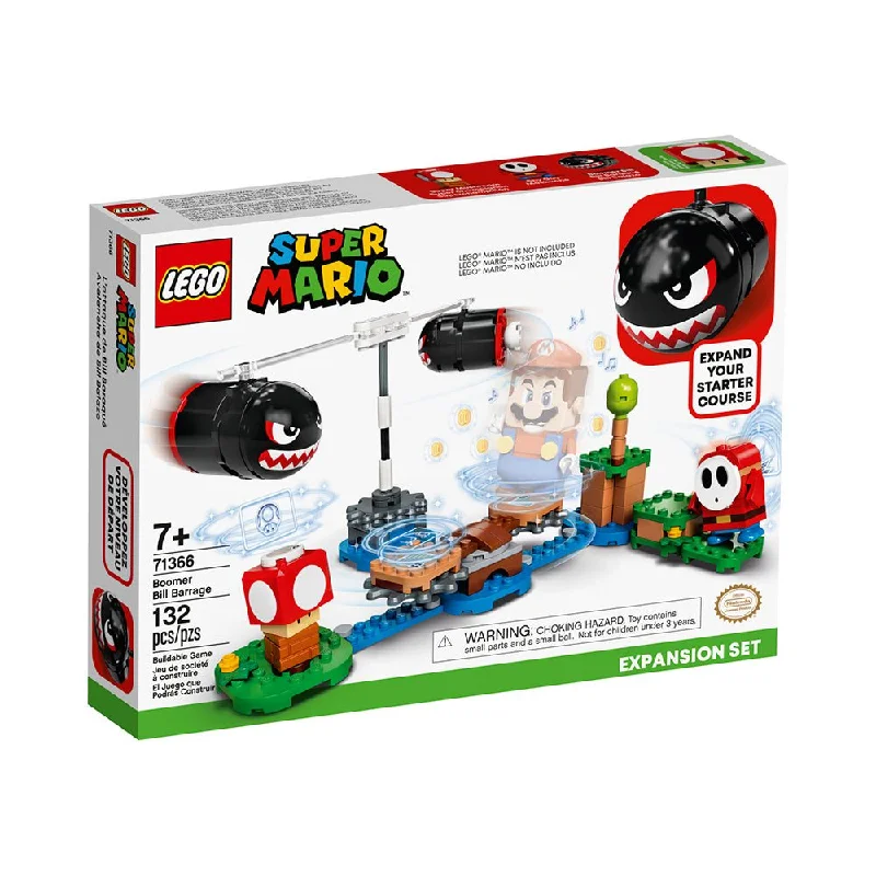 Endlessly replayable LEGO scenariosLEGO® Super Mario™ Boomer Bill Barrage Expansion Set Endlessly replayable LEGO scenariosLEGO® Super Mario™ Boomer Bill Barrage Expansion Set