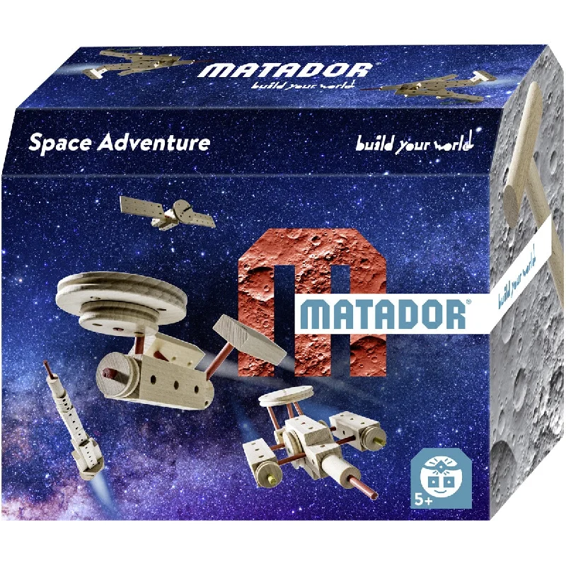 sturdy and long-lasting wooden toys for active play                   Matador Theme World - Space