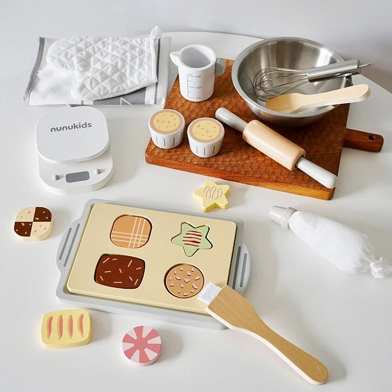 enchanting wooden toys for toddlers Wooden Cookie Baking Complete Kitchen Pretend Role Play Set enchanting wooden toys for toddlers Wooden Cookie Baking Complete Kitchen Pretend Role Play Set