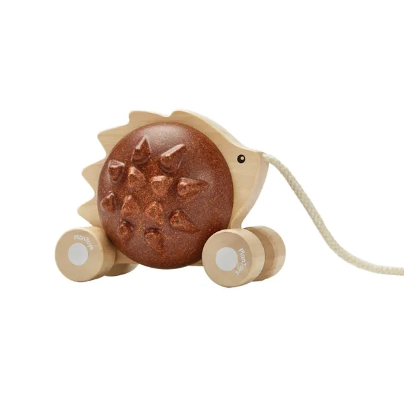 sturdy wooden toys                  Pull-Along Hedgehog