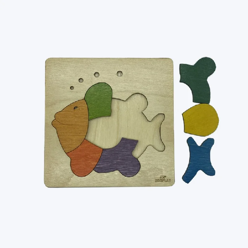 enchanting wooden toys that create lasting memories                   Rainbow Fish - Wooden Puzzle