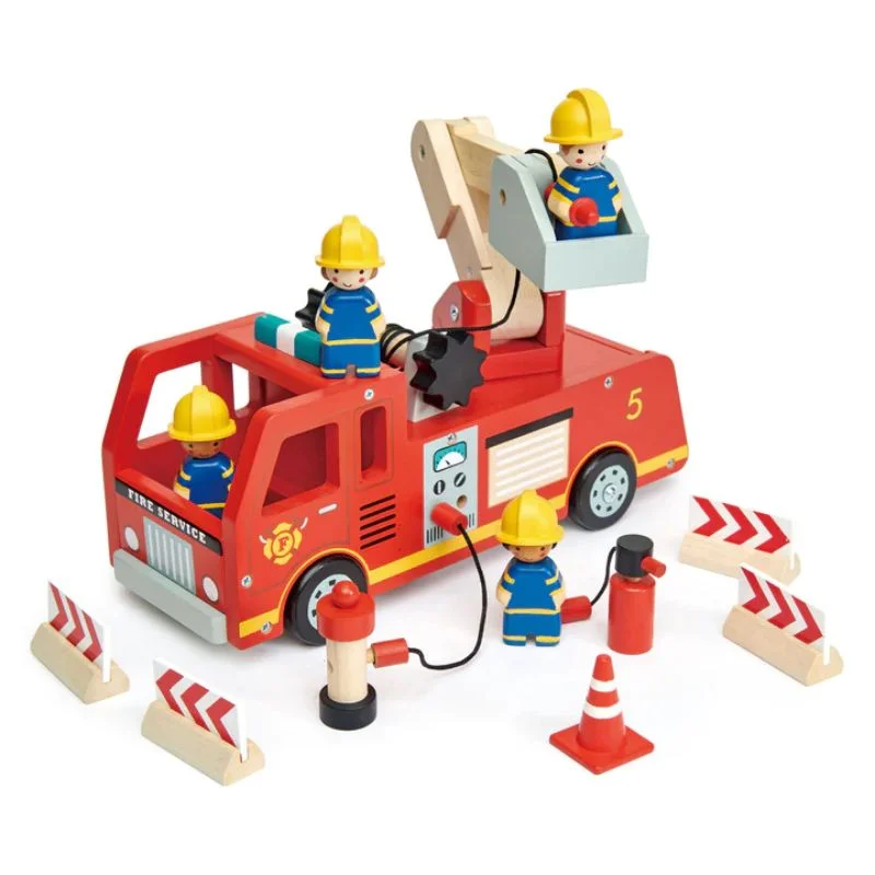 eco-conscious wooden toys that promote sustainability                   Fire Engine