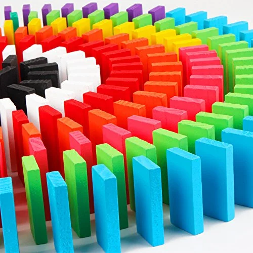 thoughtfully designed wooden toys Dominoes Blocks Set 12 Colours Wooden Toy Building and Stacking Counting Adding Subtracting Multiplication Indoor Game (100 PCs) thoughtfully designed wooden toys Dominoes Blocks Set 12 Colours Wooden Toy Building and Stacking Counting Adding Subtracting Multiplication Indoor Game (100 PCs)