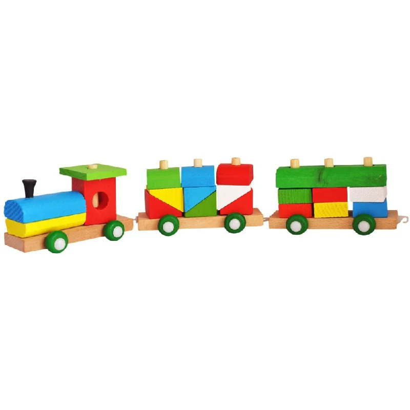 robust and child-safe wooden toys for all ages Shape Sorter Train (36 Pieces) Geometric Shapes Wooden Puzzle Stacking Toy robust and child-safe wooden toys for all ages Shape Sorter Train (36 Pieces) Geometric Shapes Wooden Puzzle Stacking Toy
