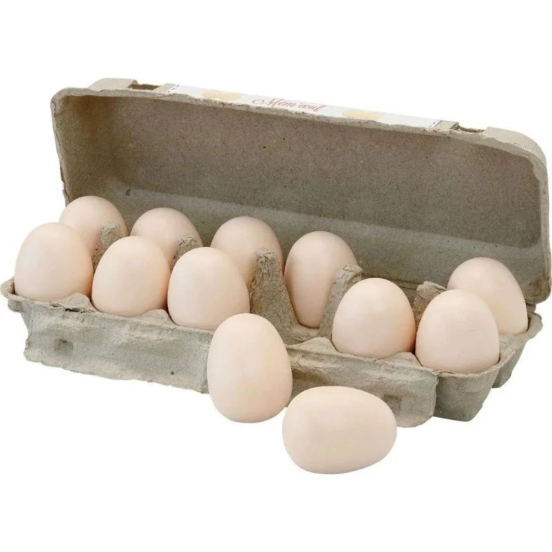 thoughtfully crafted and safe wooden toys                   Egg Memory Game