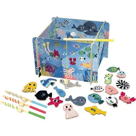 play-value packed wooden toys                   Magnetic Fishing Game