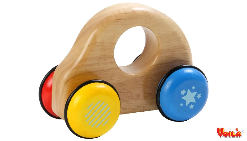 sturdy and long-lasting wooden toys for active play Voila 105N Roll "N" Roll - blue, yellow sturdy and long-lasting wooden toys for active play Voila 105N Roll "N" Roll - blue, yellow