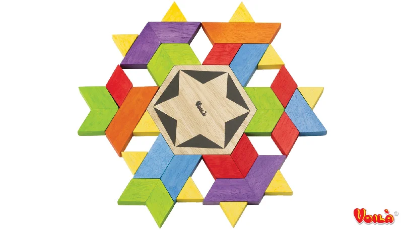 eco-friendly wooden toys made from sustainable materials                   Voila 204G Kaleido-Fun