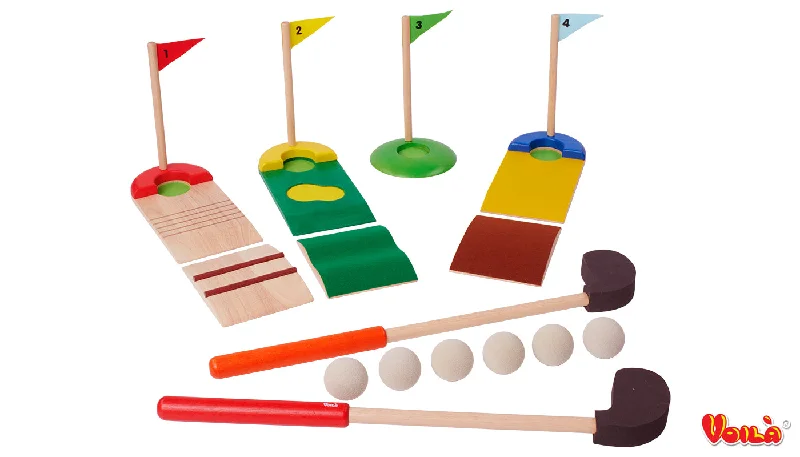 engaging wooden toys                   Voila 913B Golf Set