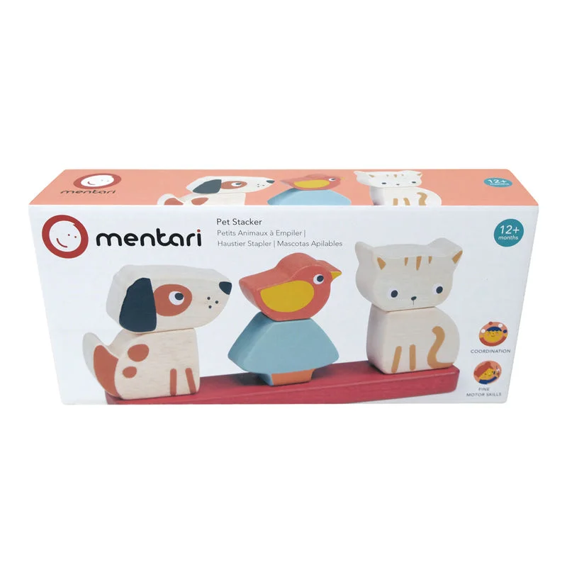 eco-conscious wooden toys that promote sustainability                   Mentari Wooden Pet Stacker