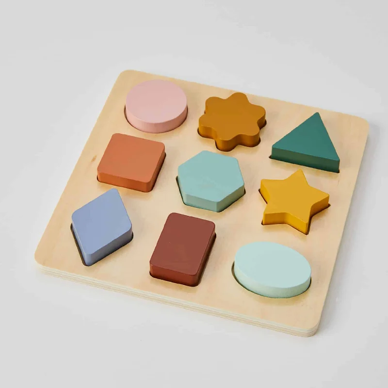 enchanting wooden toys for children                   Wooden Toddler Shape Puzzle