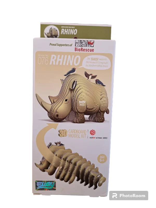Fast-paced games 3D Cardboard Model - Rhino