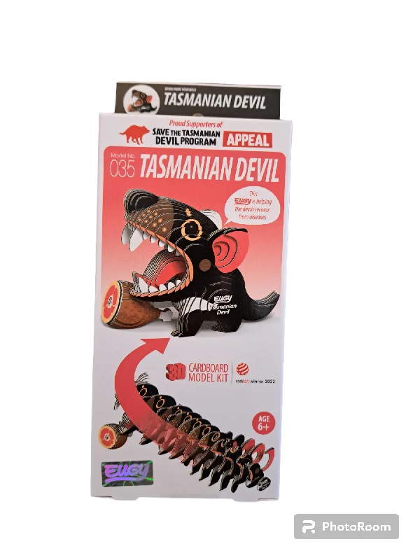 Exciting games3D Cardboard Model - Tasmanian Devil