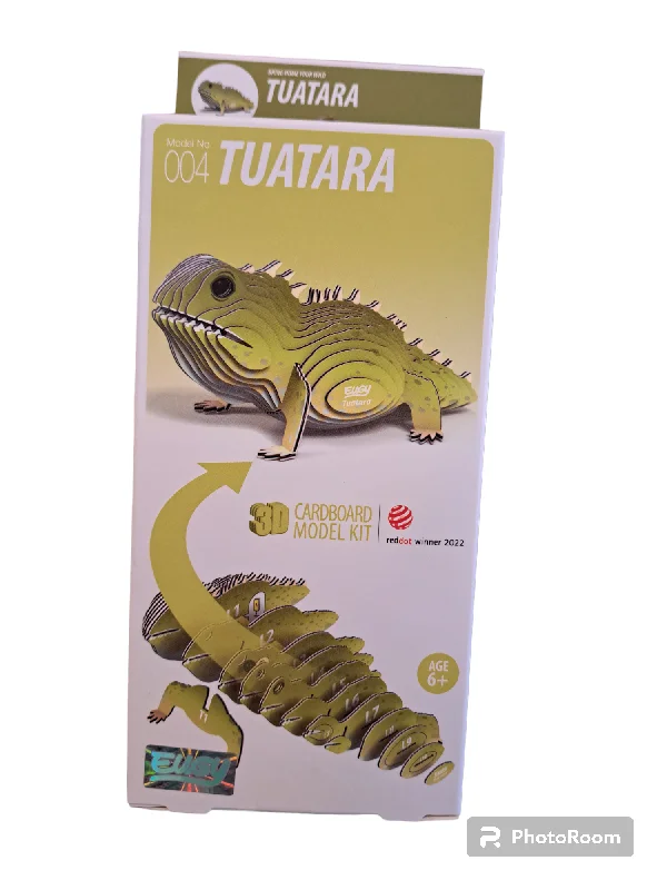 Strategic puzzles 3D Cardboard Model - Tuatara