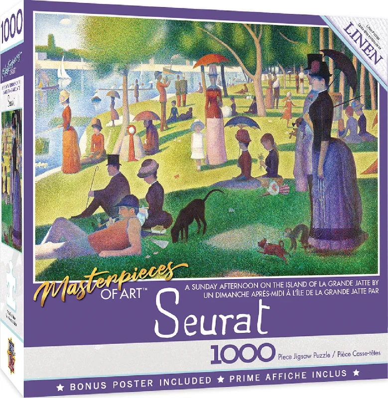 Social games A Sunday Afternoon On La Grande Jatte 1000 Piece Seurat Puzzle