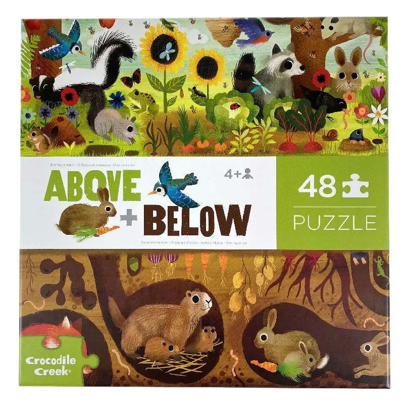 Competitive games Above and Below Backyard Discovery 48 Piece Puzzle