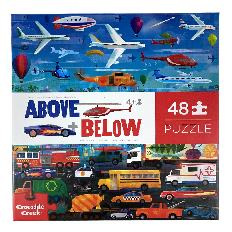 Fun gamesAbove and Below Things That Go 48 Piece Puzzle