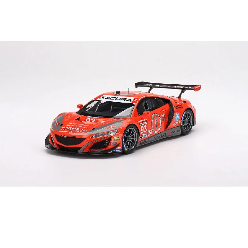 High-quality toy cars Acura NSX GT3 EVO22 #93 WTR Racers Edge Motorsports  2022 IMSA  Sebring 12 Hrs - 1:18 Scale Resin Model Car