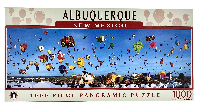 Addictive games Albuquerque New Mexico 1000 Piece Panoramic Puzzle
