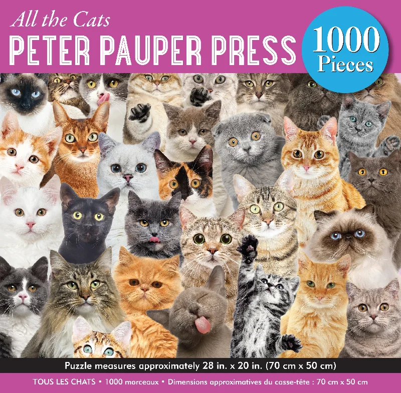 Entertaining games All The Cats 1000 Piece Puzzle