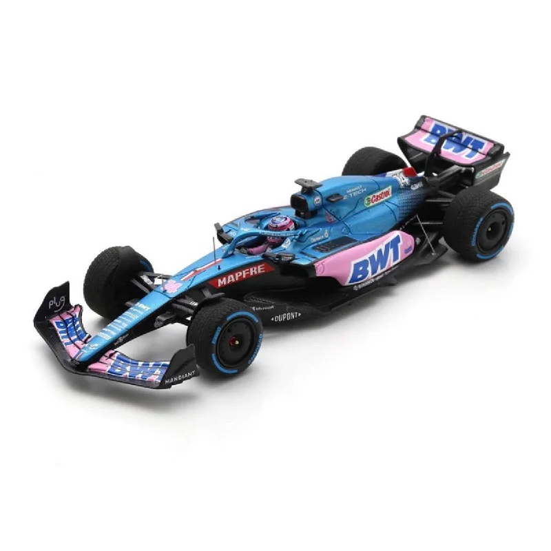 High-quality toy cars Alpine A522 No.14 BWT Alpine F1 Team - 7th Monaco GP 2022 - Fernando Alonso. With Acrylic Cover - 1:18 Scale Resin Model Car High-quality toy cars Alpine A522 No.14 BWT Alpine F1 Team - 7th Monaco GP 2022 - Fernando Alonso. With Acrylic Cover - 1:18 Scale Resin Model Car