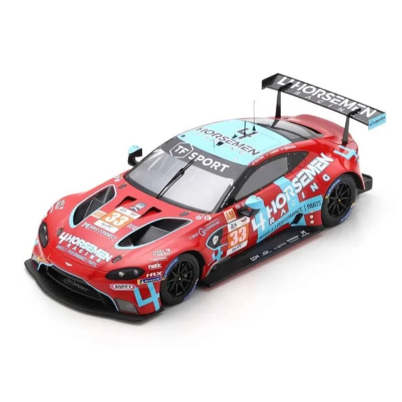 Durable toysAston Martin Vantage AMR No.33 TF Sport - Winner LMGTE Am 24H Le Mans 2022 - B. Keating - H. Chaves - M. Sørensen. With Acrylic Cover - 1:18 Scale Resin Model Car Durable toysAston Martin Vantage AMR No.33 TF Sport - Winner LMGTE Am 24H Le Mans 2022 - B. Keating - H. Chaves - M. Sørensen. With Acrylic Cover - 1:18 Scale Resin Model Car