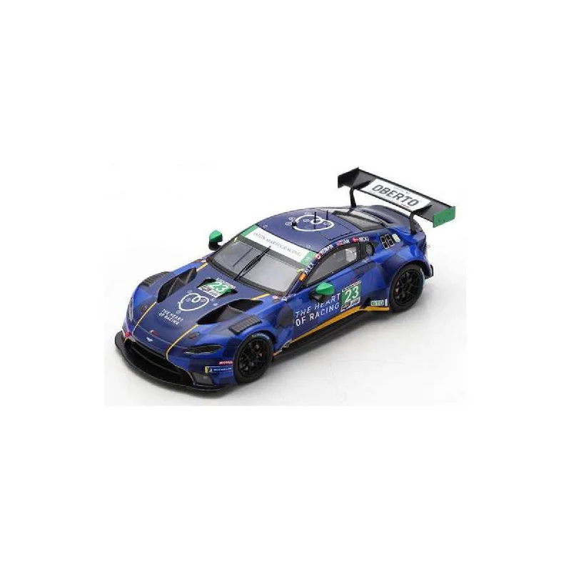 Playful toys Aston Martin Vantage GT3 No.23 Heart Of Racing Team - 24H Daytona 2020 - A. Riberas - R. de Angelis - I. James - N. Thiim. Limited 300 - 1:43 Scale Resin Model Car Playful toys Aston Martin Vantage GT3 No.23 Heart Of Racing Team - 24H Daytona 2020 - A. Riberas - R. de Angelis - I. James - N. Thiim. Limited 300 - 1:43 Scale Resin Model Car