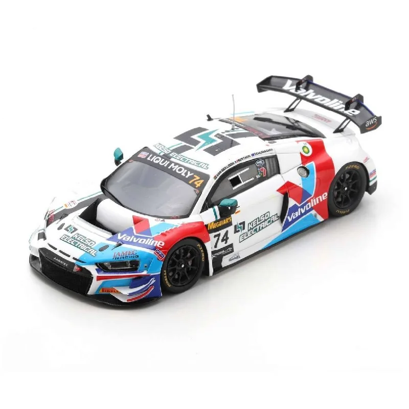 Fun toy carsAudi R8 LMS GT3 No.74 Audi Sport Team Valvoline - 4th Bathurst 12H 2022 - K. van der Linde - N. Berthon - B. Schumacher. Limited 400 - 1:43 Scale Resin Model Car Fun toy carsAudi R8 LMS GT3 No.74 Audi Sport Team Valvoline - 4th Bathurst 12H 2022 - K. van der Linde - N. Berthon - B. Schumacher. Limited 400 - 1:43 Scale Resin Model Car