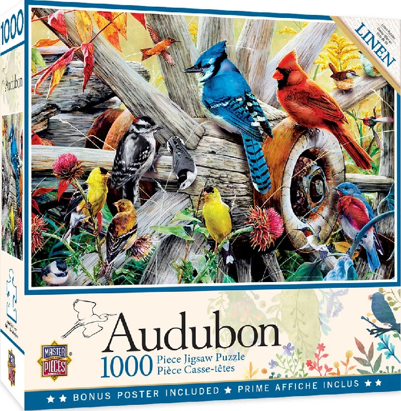 Exciting gamesAudubon Backyard Birds 1000 Piece Puzzle