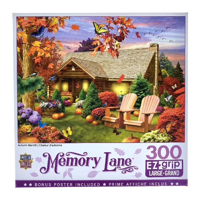 Age-appropriate puzzles Autumn Warmth 300 Piece Large Format Memory Lane Puzzle