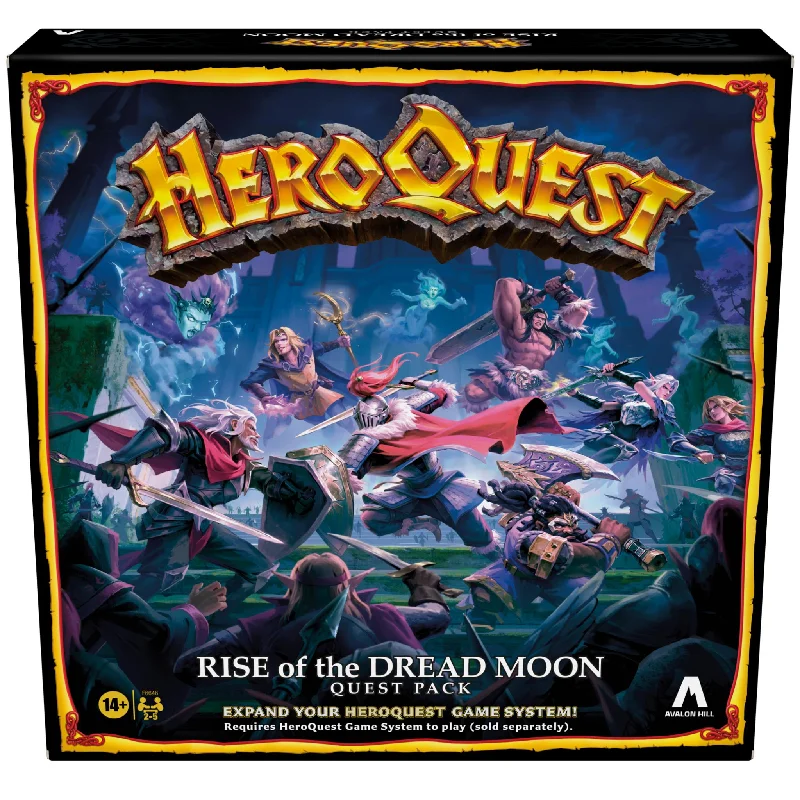 Exciting gamesAvalon Hill Heroquest Rise Of The Dread Moon Quest Pack